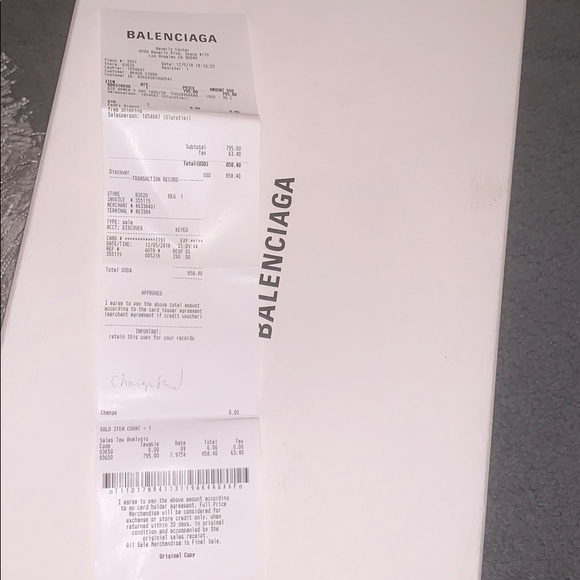 SOLD❗️BALENCIAGA SPEED TRAINERS - Picture 9 of 9